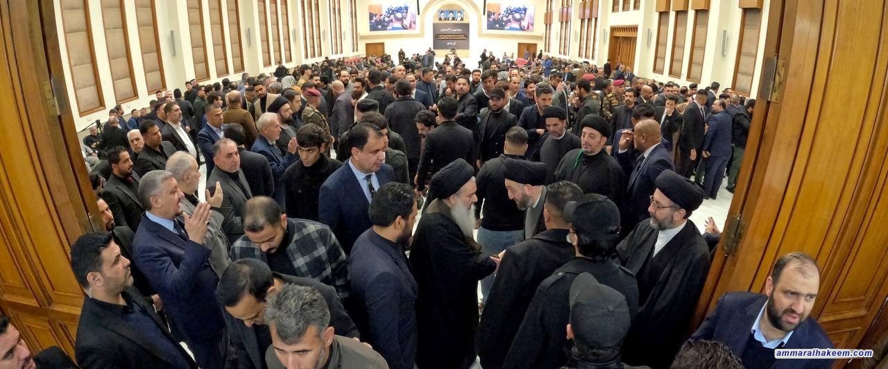 تقرير مصور .. مراسيم مجلس الفاتحة المقام على روح عقيلة شهيد المحراب قدس سره في مكتب السيد الحكيم