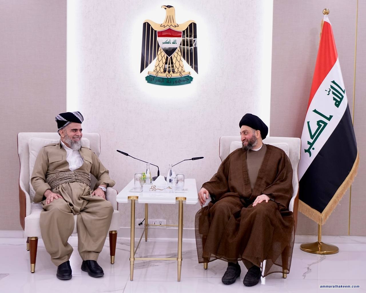 Sayyid Al-Hakeem meets Babir, affirms stability preservation at all levels
