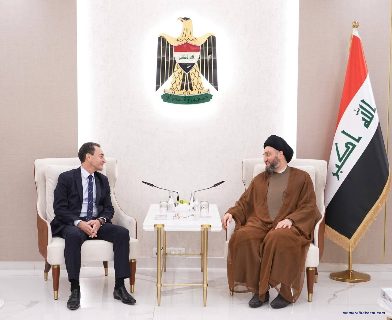 السيد الحكيم يدعو المجتمع الدولي لايقاف المجازر بحق الشعب الفلسطيني والانتصار لما تبقى من انسانية واحترام للقوانين الدولية