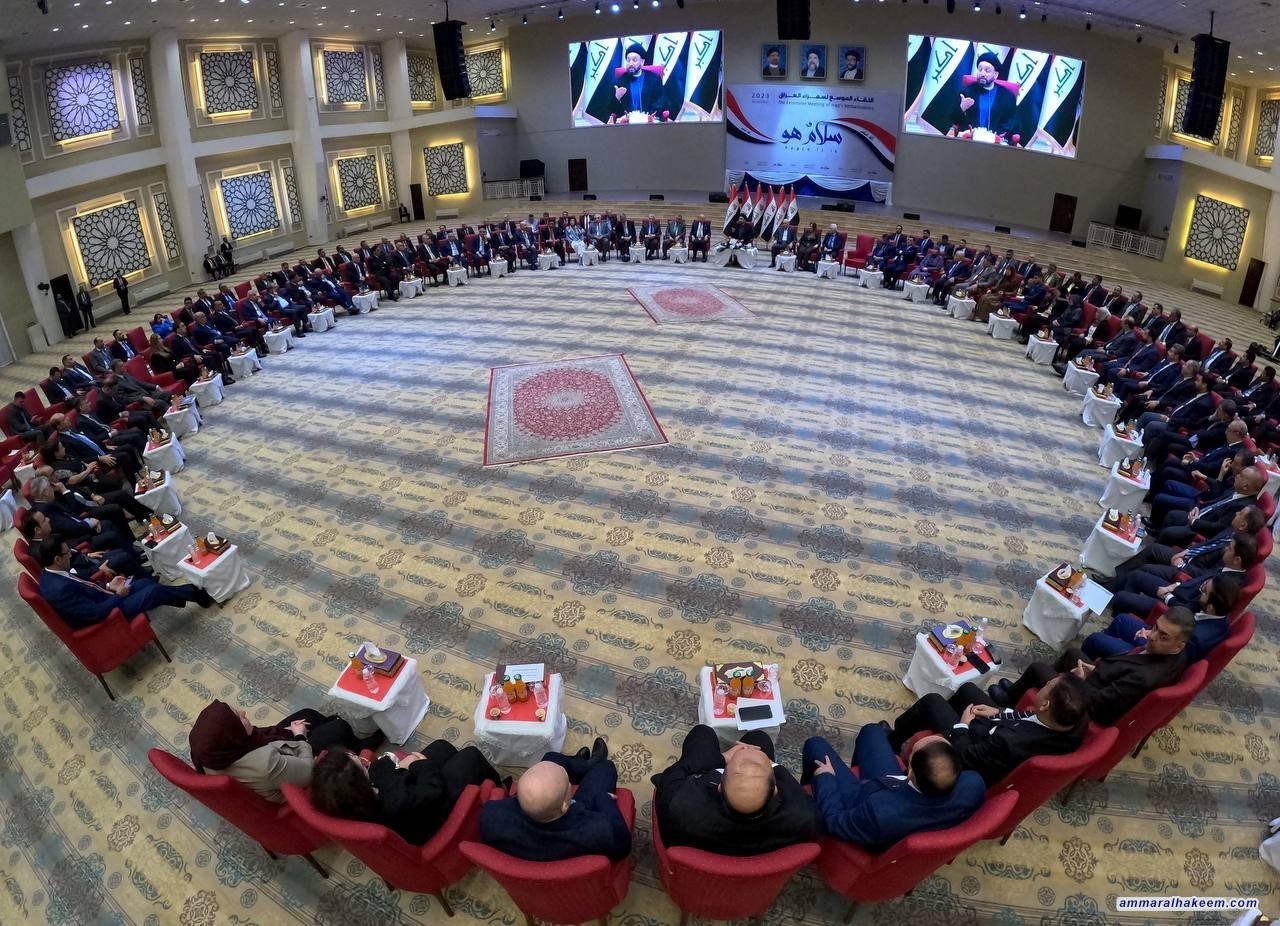 While meeting with Iraqi ambassadors, Sayyid Al-Hakeem: The World lives in a moral crisis and double standard