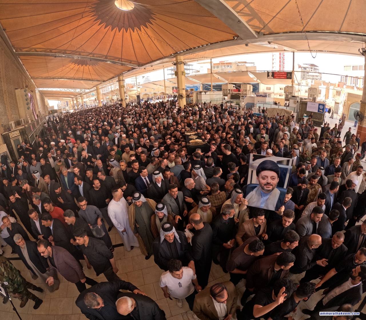 تقرير مصور .. مراسيم تشييع فقيدنا سماحة العلامة السيد صادق الحكيم