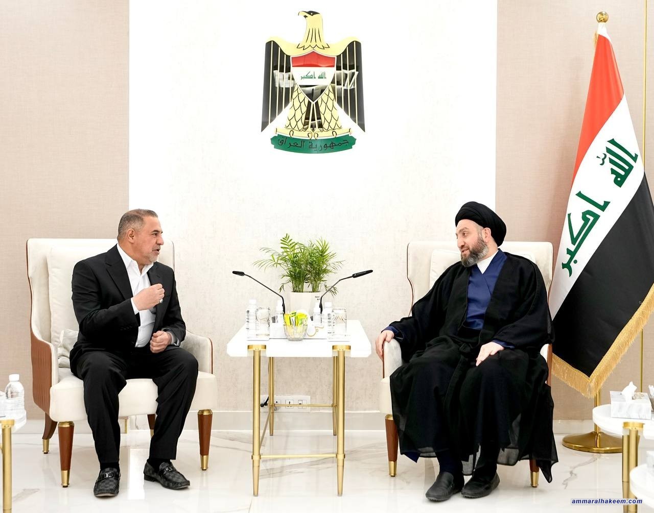 Sayyid Al-Hakeem calls to elevate building, development, finishing stalled projects in Al-Muthana