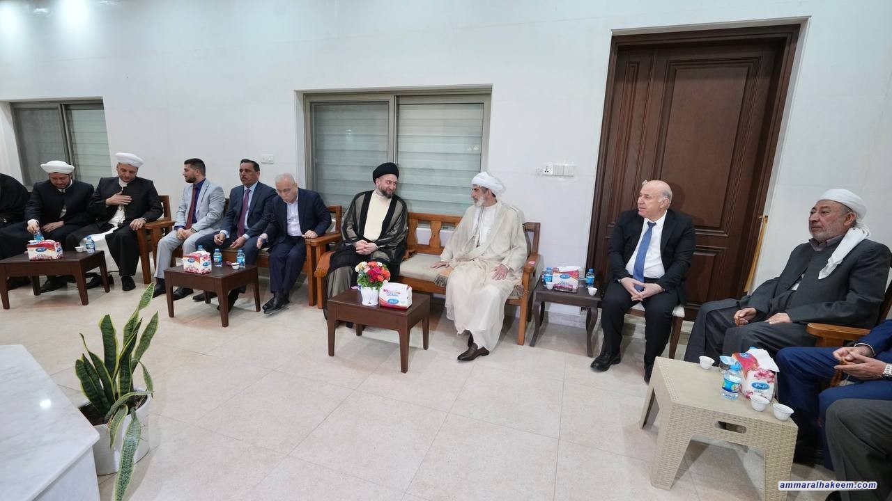 سەماحەتی حەكیم ..پەیوەندی نێوان كورد و عەرەب مێژووییە وپاراستنی بەرپرسیارێتی هەمووانە