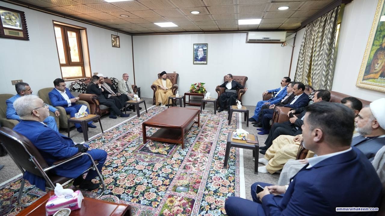 Sayyid Al-Hakeem meets Sulaymaniyah governor and Mohammed Haj Mahmood, Secretary General of SDP