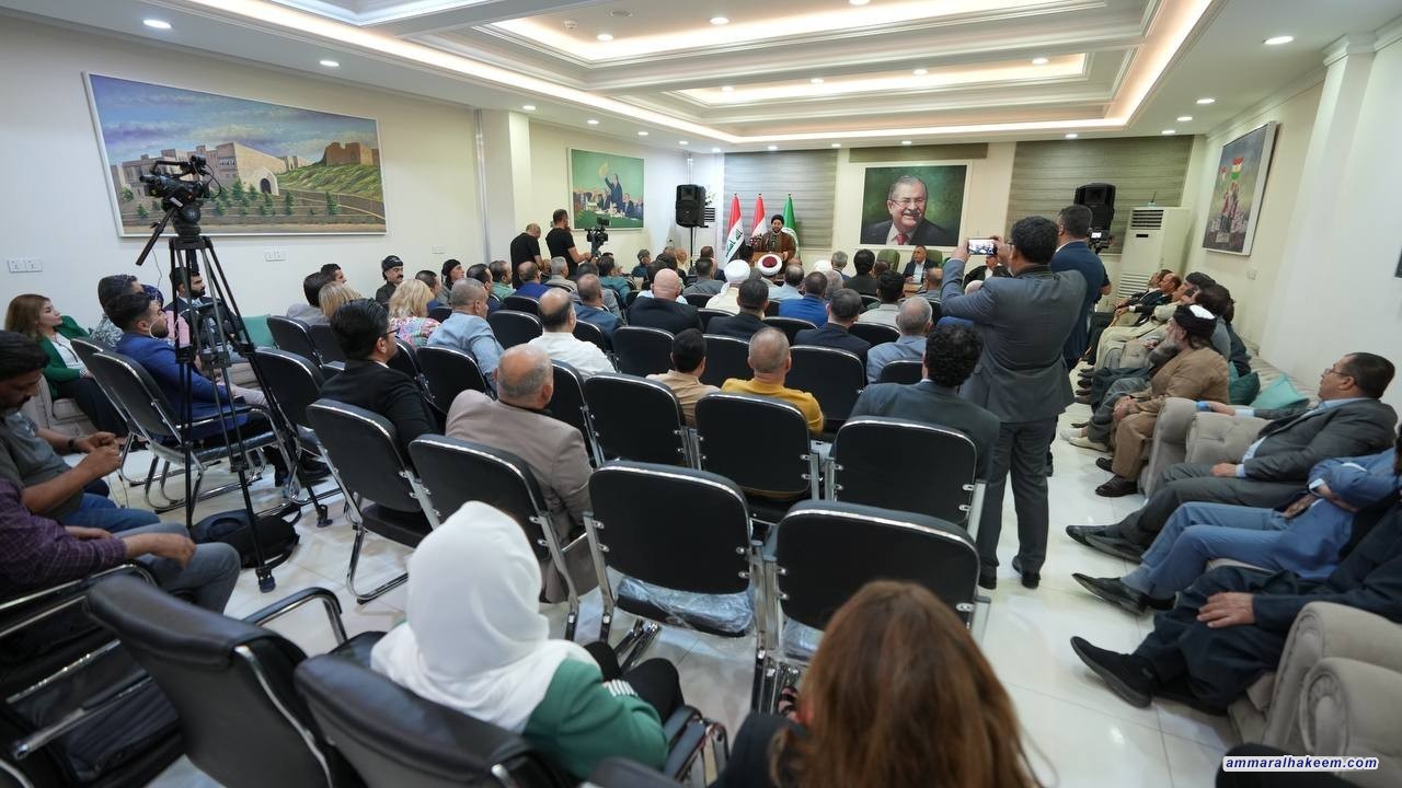 السيد الحكيم .. مام جلال كان خسارة للجميع لمنهجه المعتدل وقربه من الجميع