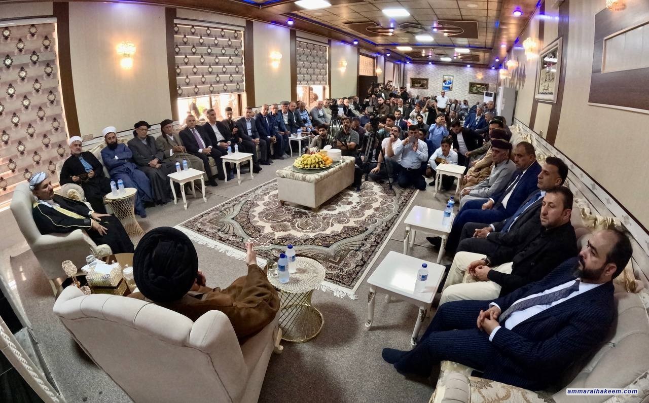 سەماحەتی حەكیم داوا دەكات پێكهاتەكانی كەركووك بەیەكەوە ژیان بەسەر ببەن و بۆ یەكتر دابهێنن تا ئەو دۆخە بەردەوام بێت