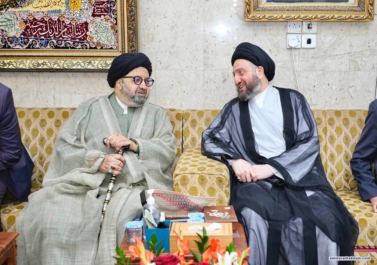 السيد عمار الحكيم يلتقي السيد عبد العال الموسوي