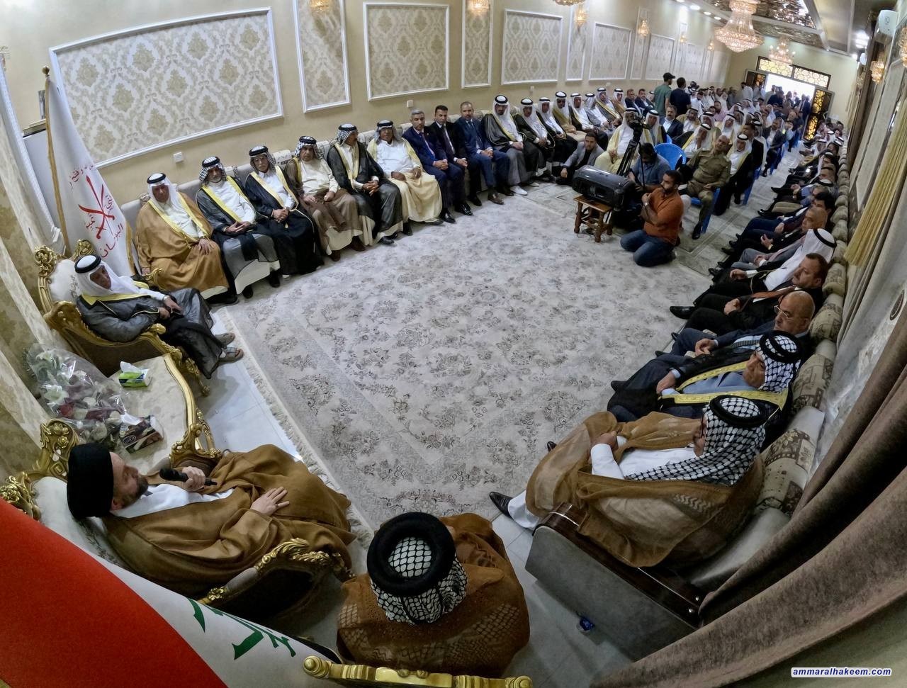 سەماحەتی حەكیم ستایشی هەڵوێستی خەڵكی ئەبوغرێب بەرامبەر تیرۆر دەكات و دەڵێت سەقامگیری ئێستا هەموو ئەوانە هەستی پێ دەكەن كە دۆخی پێشنریان بینی بوو