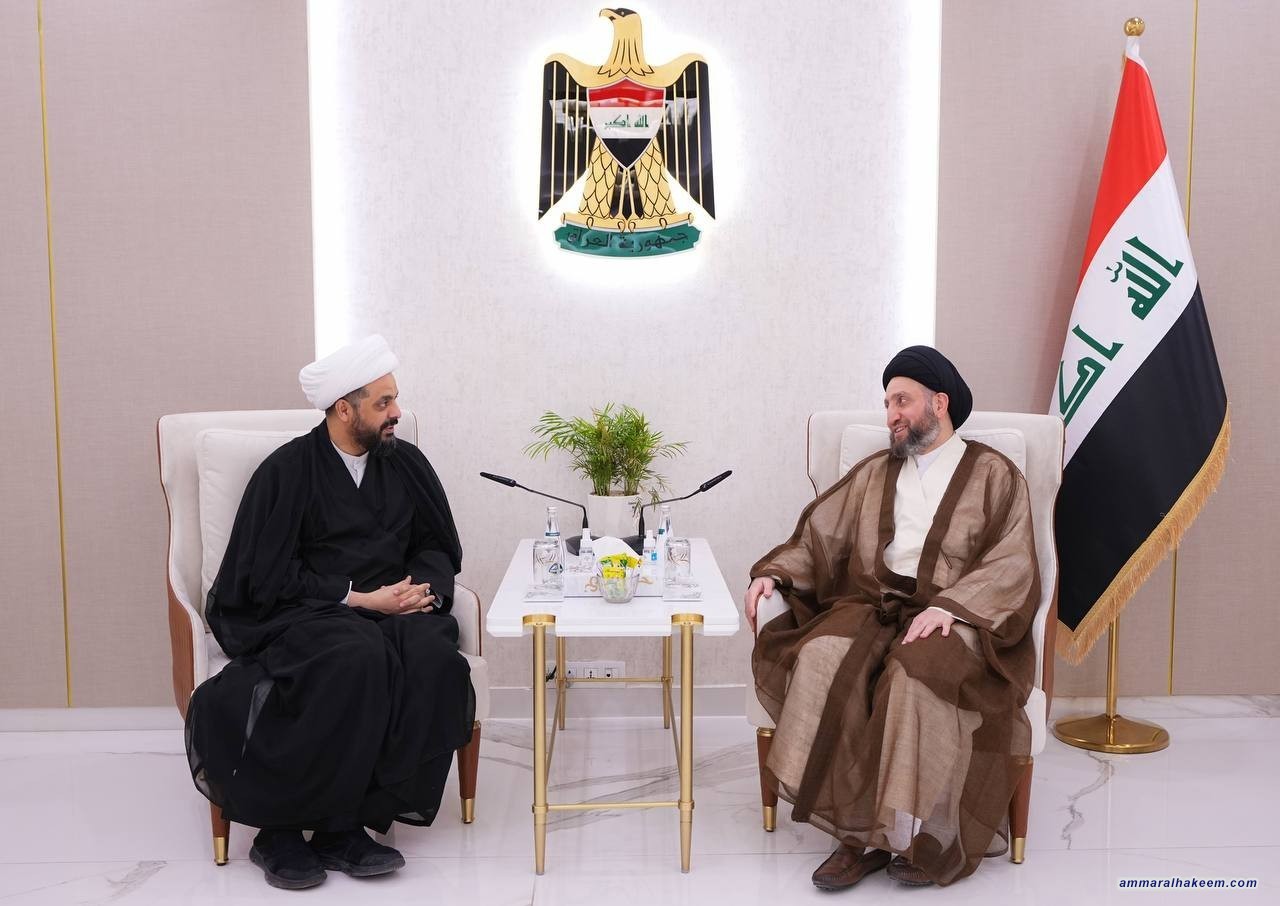 السيد الحكيم يبحث مع الخزعلي دعم الحكومة وتحويل الاستقرار الى استقرار دائم