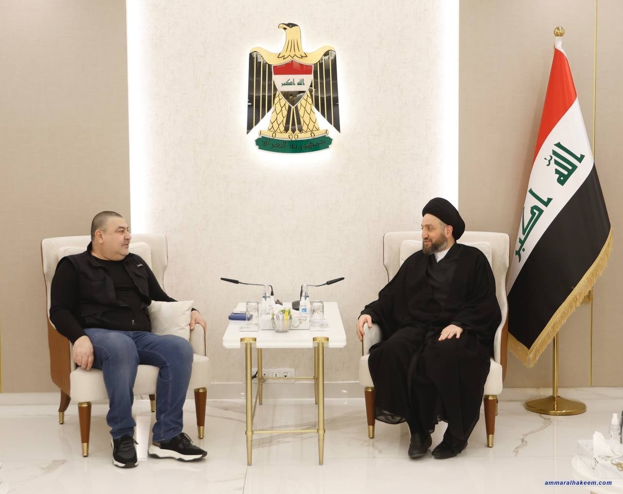 Sayyid Al-Hakeem discusses political landscape developments with Aras Habeeb