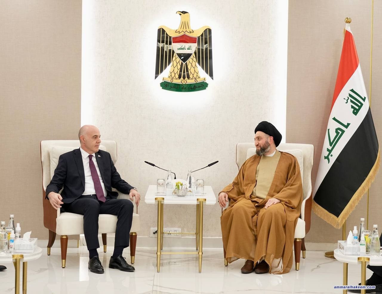 السيد الحكيم .. تركيا شريك طبيعي للعراق في طريق التنمية  وعلى البلدين تعزيز المشتركات واستثمار الفرص الواعدة