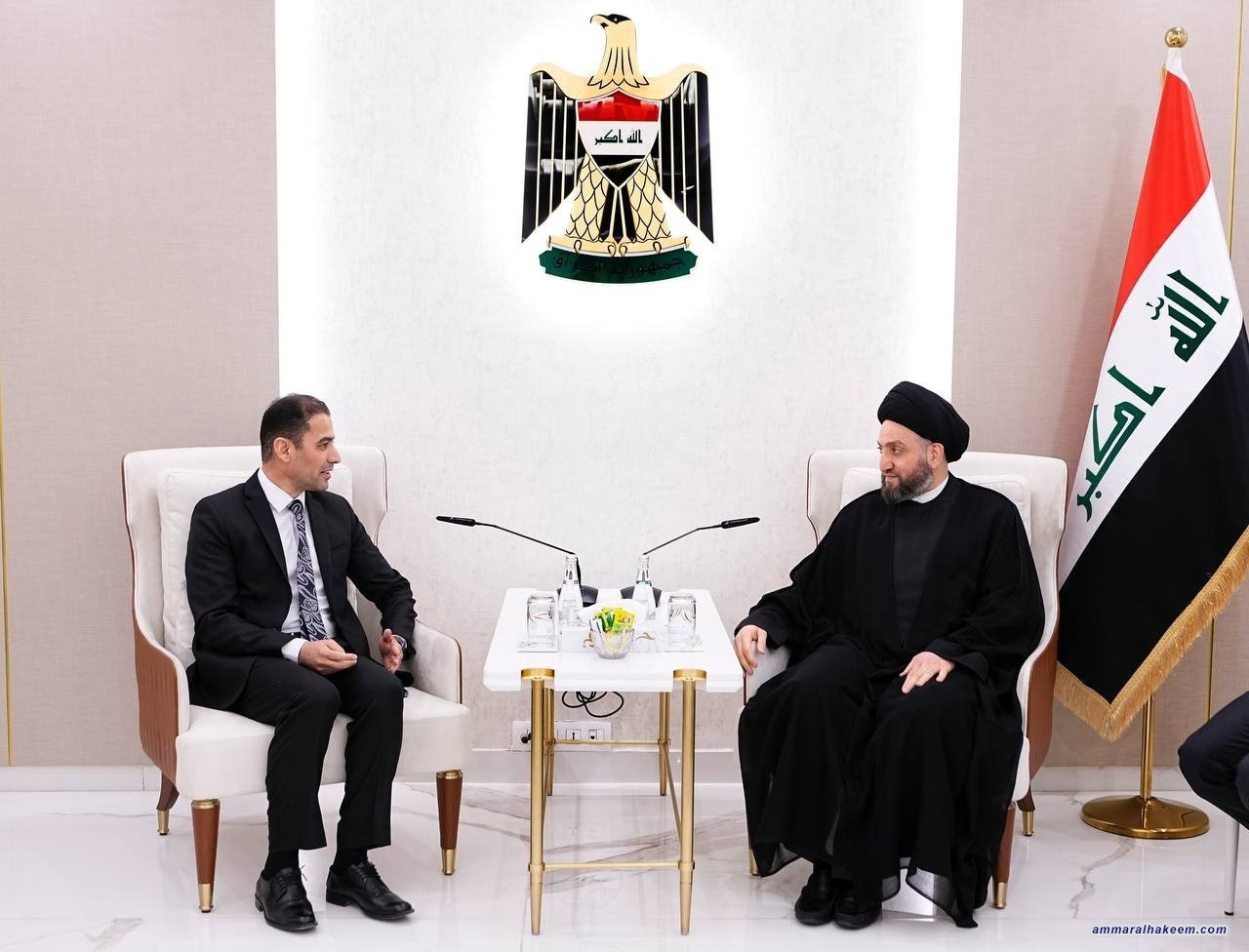 السيد الحكيم يدعو لتحول كل زائر الى منصة اعلامية تنقل مشاهداتها عن زيارة الاربعين