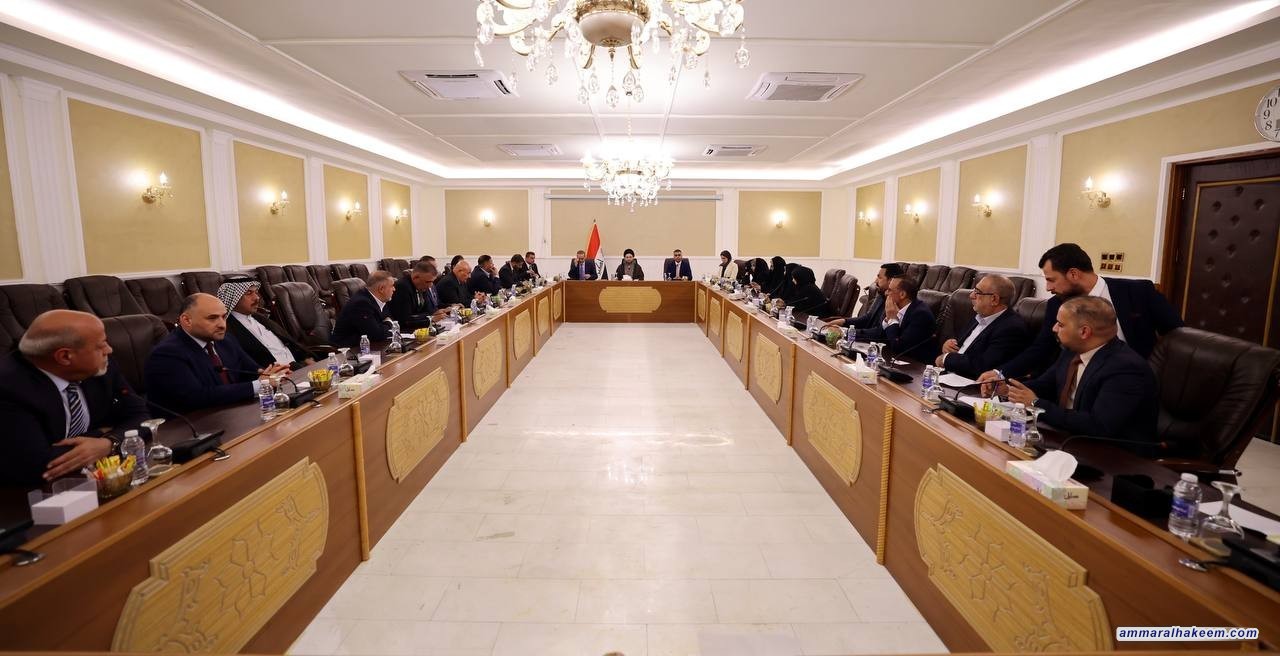 السيد الحكيم يدعو لتحريك القطاعات الإنتاجية والاهتمام بالزراعة ودعم الفلاحين