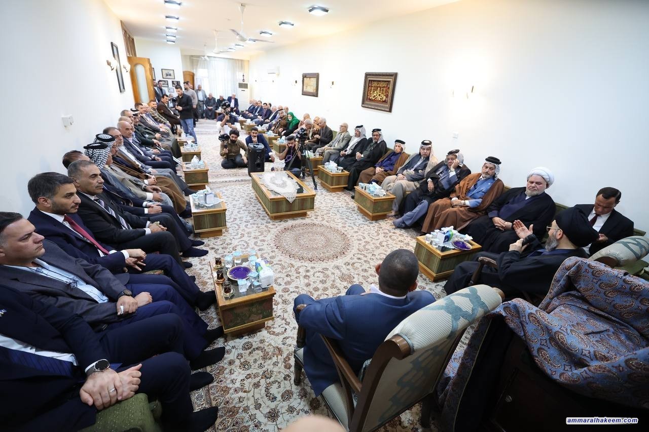 السيد الحكيم ..الشعائر الحسينية مدارس تربية وتوعية لشعبنا العراقي وهي مصدر عز وكرامة له