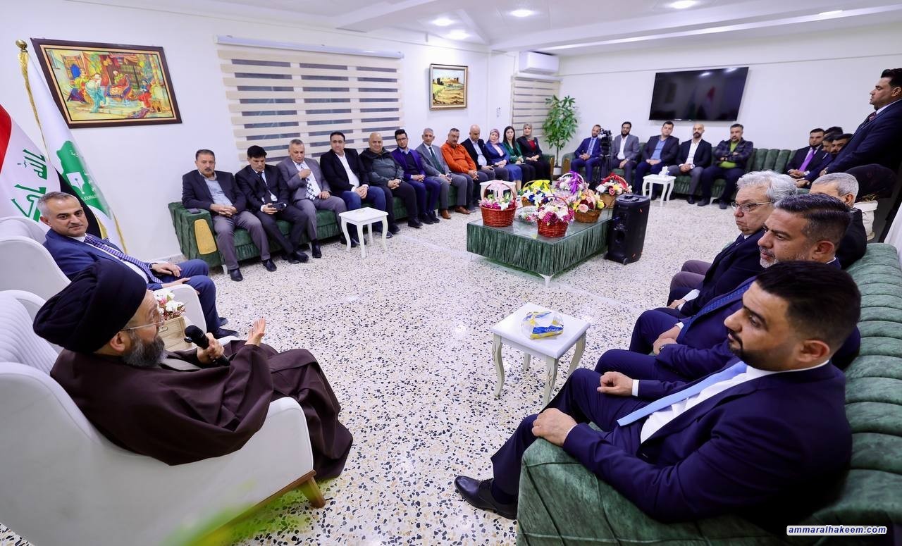 السيد الحكيم يشيد بدور الصحفيين في حماية الشعب وقت الازمات