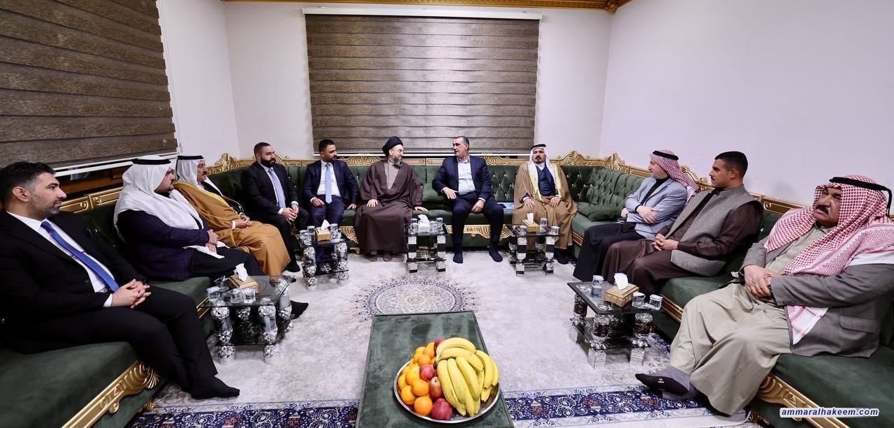 السيد الحكيم يلتقي كتلة السيادة في كركوك ويشدد على مشاركة الجميع في الحكومة المحلية