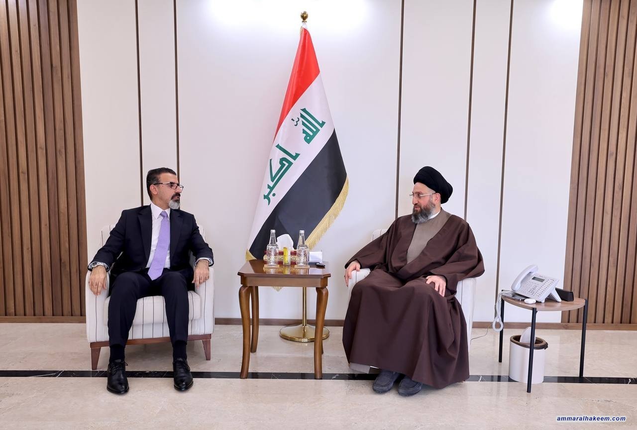 السيد الحكيم يستقبل محافظ كركوك والوفد المرافق له ويؤكد ان النجاح في كركوك نجاح لكل العراق