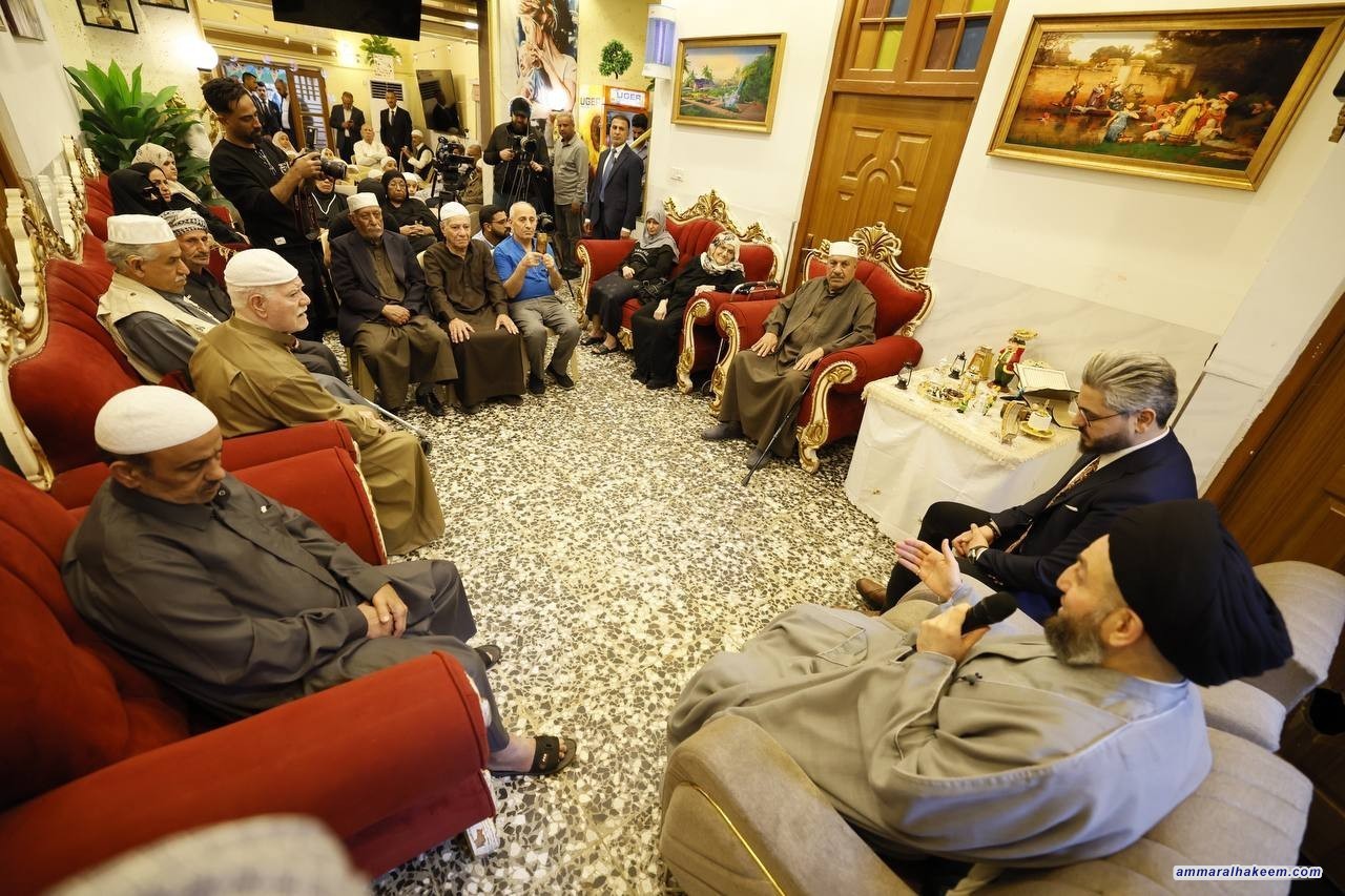 Sayyid Al-Hakeem visits Al-Farh Orphanage, commends such humanitarian projects