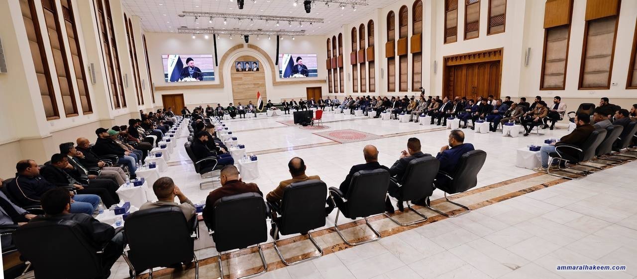 السيد الحكيم يشيد بجهود تنظيمات تيار الحكمة الوطني في الانتخابات الاخيرة