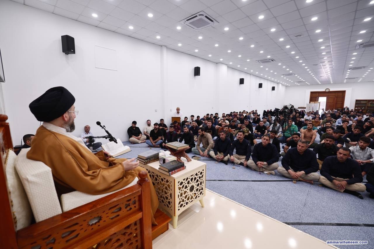 السيد الحكيم من الاثار المترتبة على الشبع  المرض والطغيان