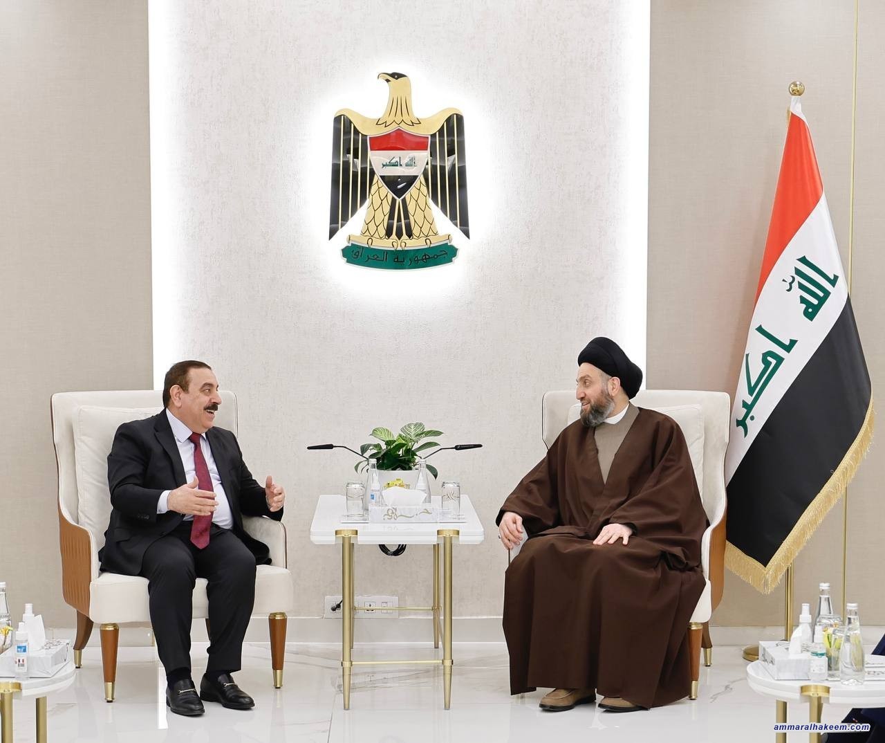 Sayyid Al-Hakeem meets Dr. Ali Farhan Al-Dulaimi