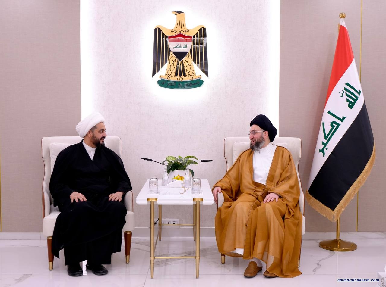 السيد الحكيم ندعم الحكومة في مسارها التفاوضي لانهاء مهمة التحالف الدولي في العراق