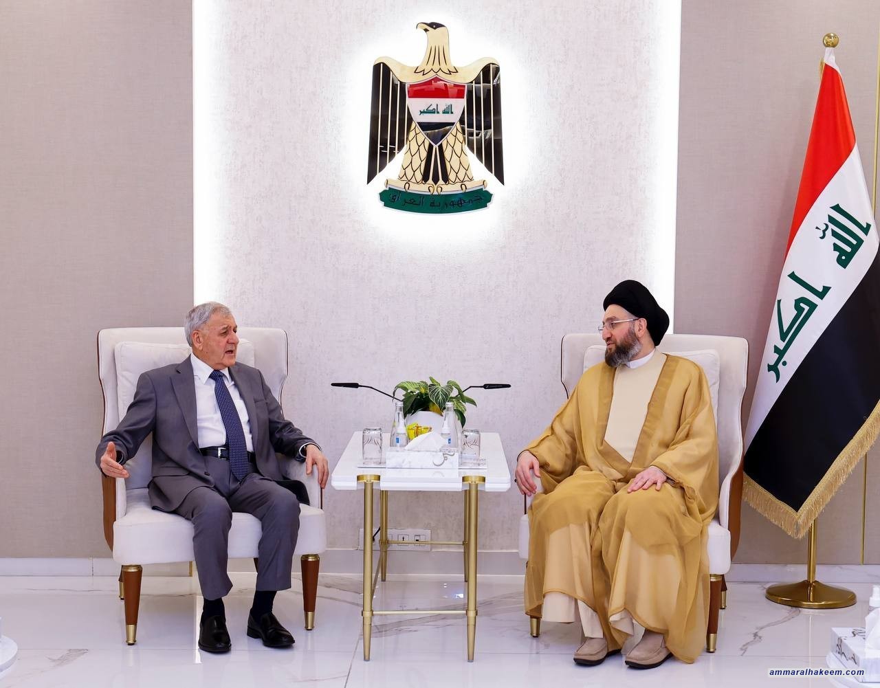 السيد الحكيم .. تحويل الأستقرار الحالي إلى دائم يتطلب اعتماد المصلحة العراقية في اي توجه