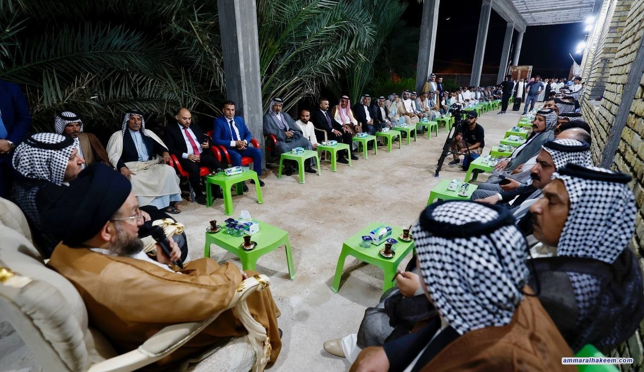 السيد الحكيم.. العراق عانى من تحديات أمنية وسياسية واجتماعية لكنه تجاوزها بصبر أبنائه وتضحياتهم