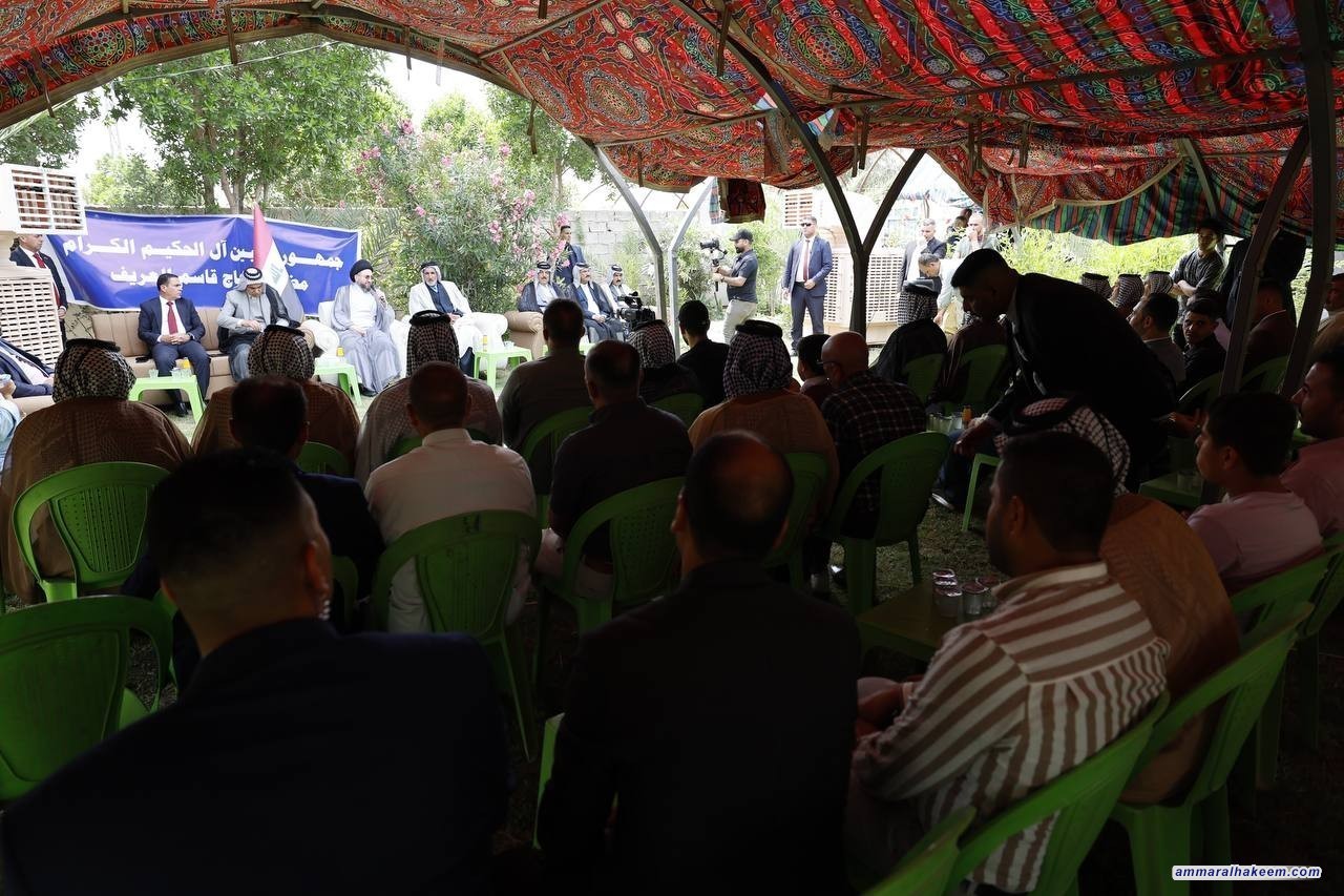 سەماحەتی حەكیم .. ئاسایشی ناوچەكە واتای ئاسایش و سەقامگیری عێراقە و پارێزگای بابلیش قەدەری ئەوەیە ببێتە پارێزگای بنیاتنان و ئاوەدانكردنەوە