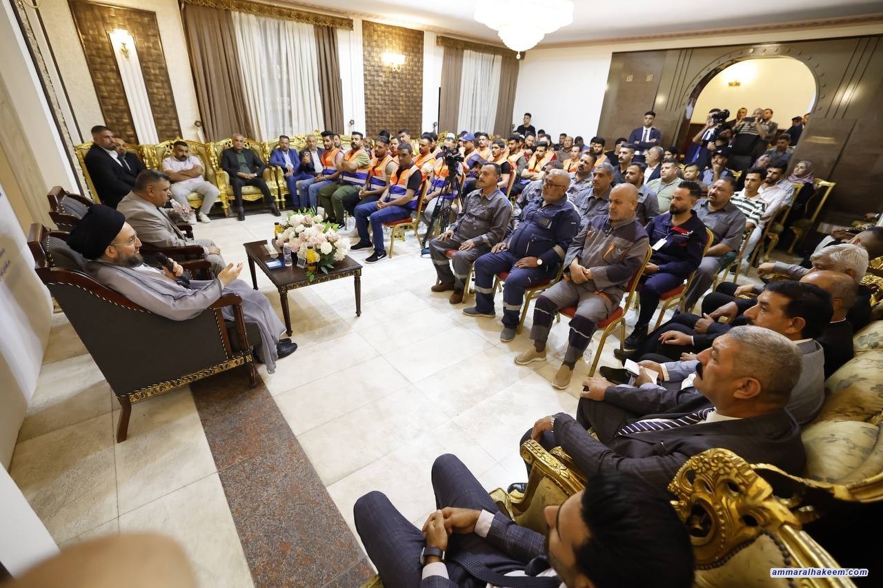 سەماحەتی حەكیم جەخت دەكاتەوە لەسەر بایەخپێدان بە توێژی كرێكاران و پێدانی مافە داراییەكان و پارچەی زەوی