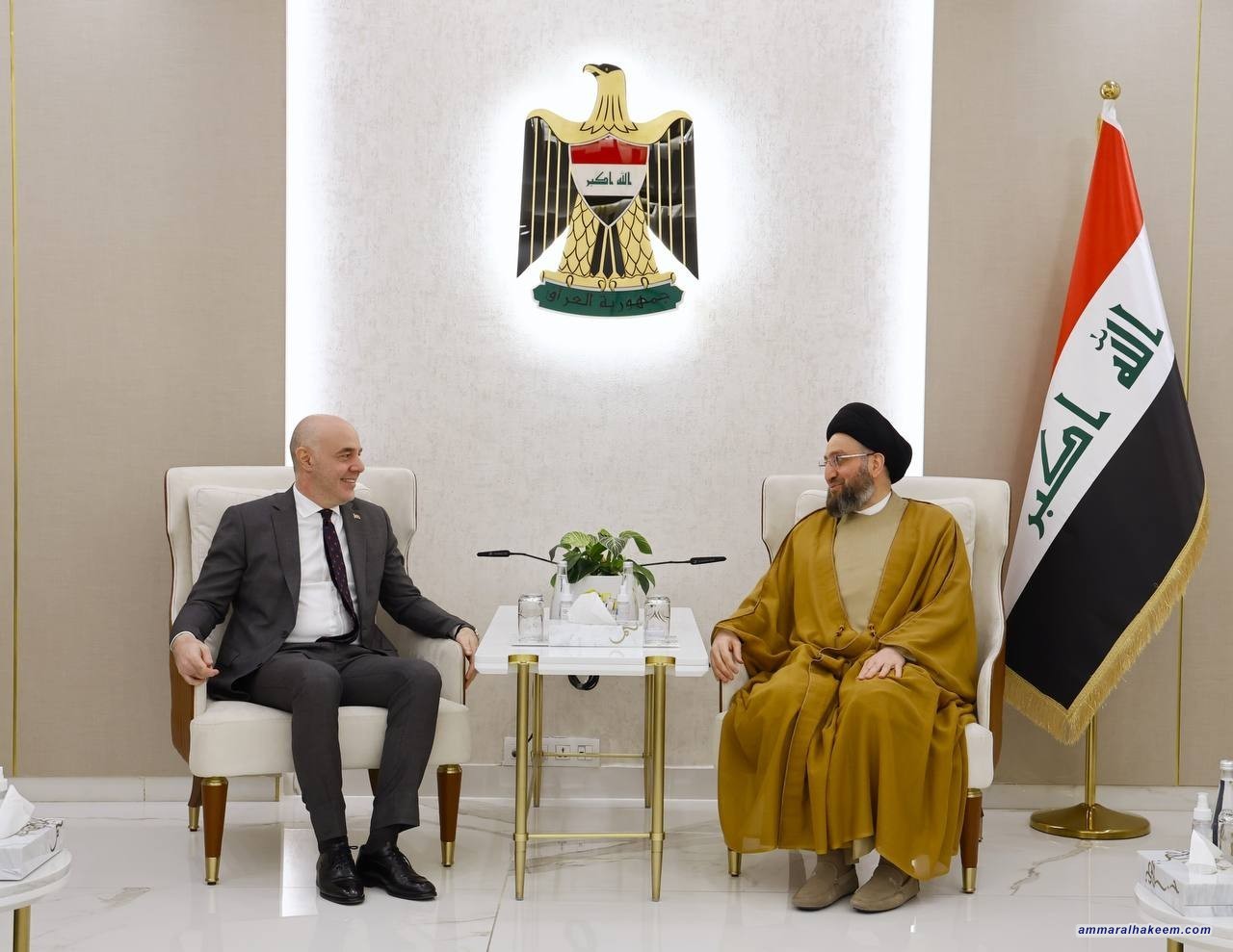 السيد الحكيم يشدد على تنفيذ الاتفاقات المبرمة مع تركيا وفق جداول عمل محددة بتوقيتات زمنية