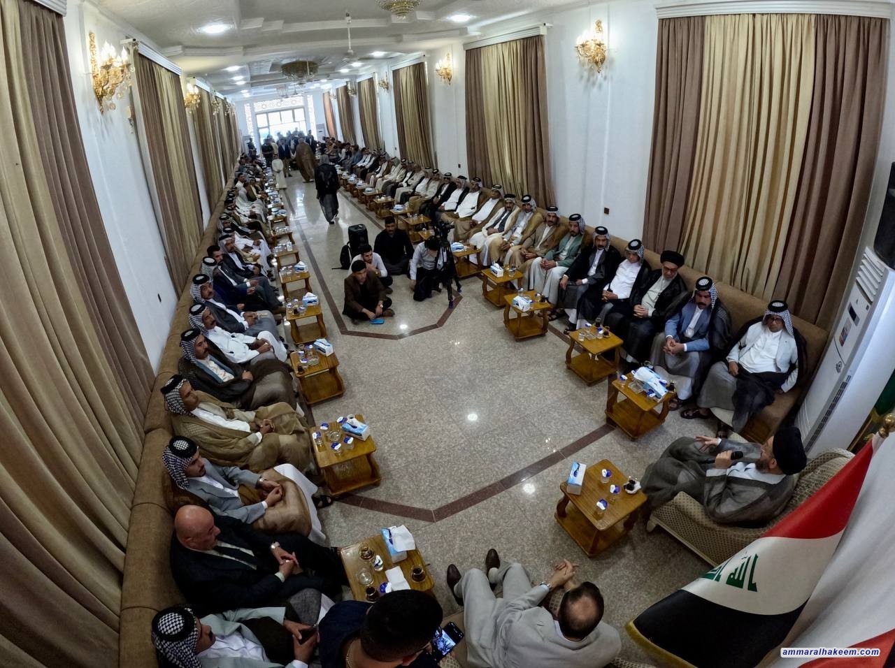 السيد عمار الحكيم ..هناك مؤشرات للتفاؤل منها الوفرة المالية النسبية والرغبة في النجاح بالنسبة للحكومة الاتحادية أو الحكومة المحلية