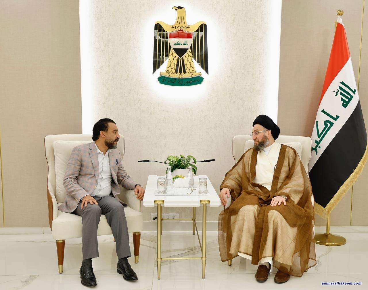Sayyid Al-Hakeem discusses political landscape updates, upcoming dues with Al-Halbousi