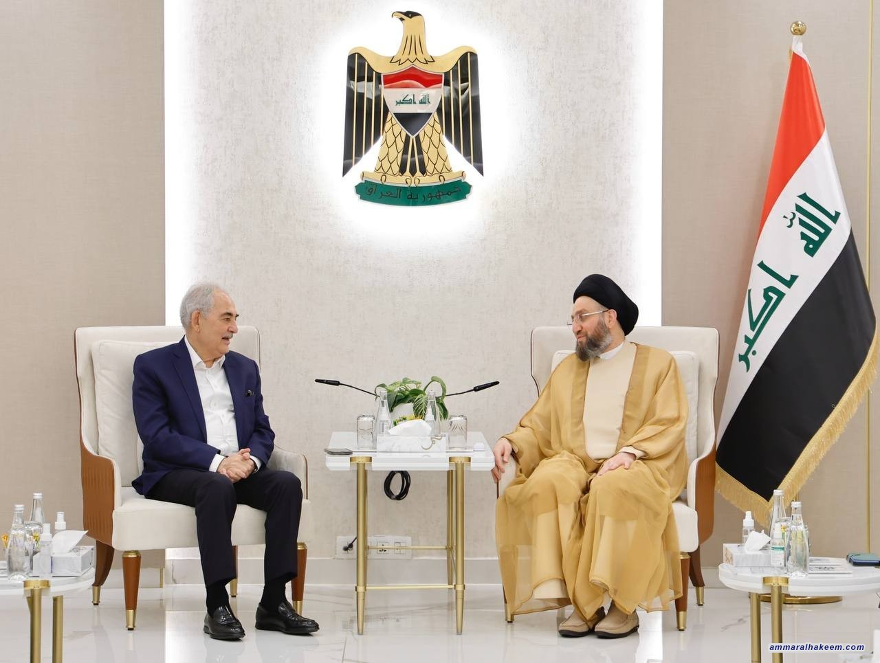 السيد الحكيم يدعو لتكامل عربي واسلامي لمواجهة التحديات المحيطة بالامتين العربية والإسلامية