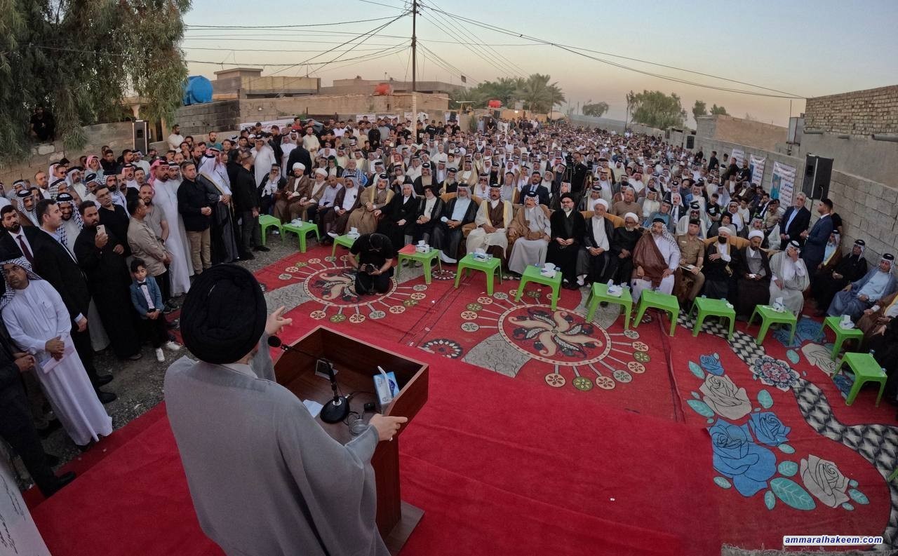 السيد الحكيم ..العراق عانى من تخادم الإرهاب وأزلام النظام الصدامي ومرحلة داعش أهم مصاديق هذا التخادم