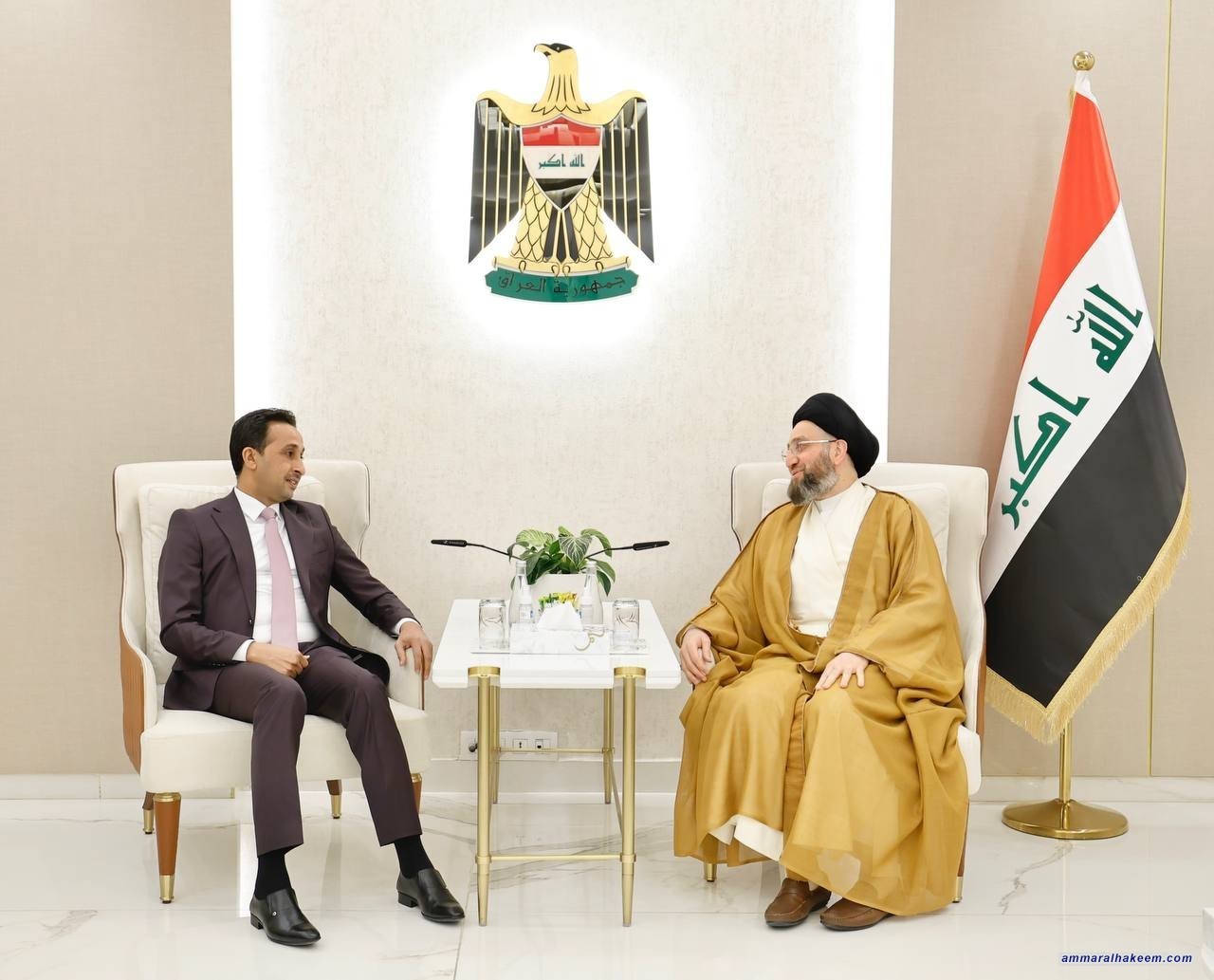 سەماحەتی حەكیم لەگەڵ هاوپەیمانێتی قیەم پێشهاتەكانی دۆخی سیاسی عێراق تاوتوێ دەكات