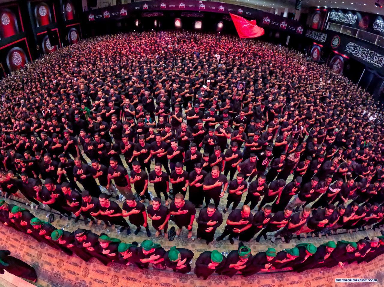 تقرير مصور .. الليلة الرابعة من شهر محرم الحرام - العزاء المركزي للسيد الحكيم 1446 هـ - 2024م