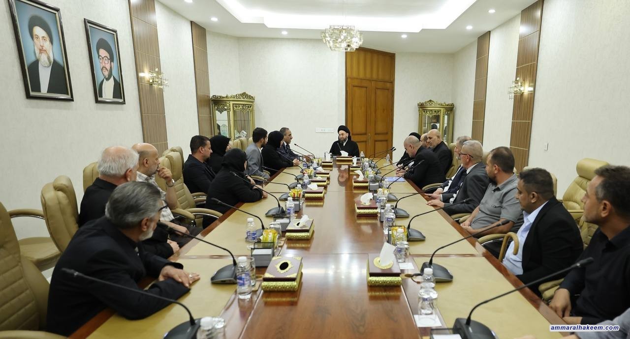 Sayyid Al-Hakeem meets healthcare professionals representatives delegation, calls to redress their martyrs