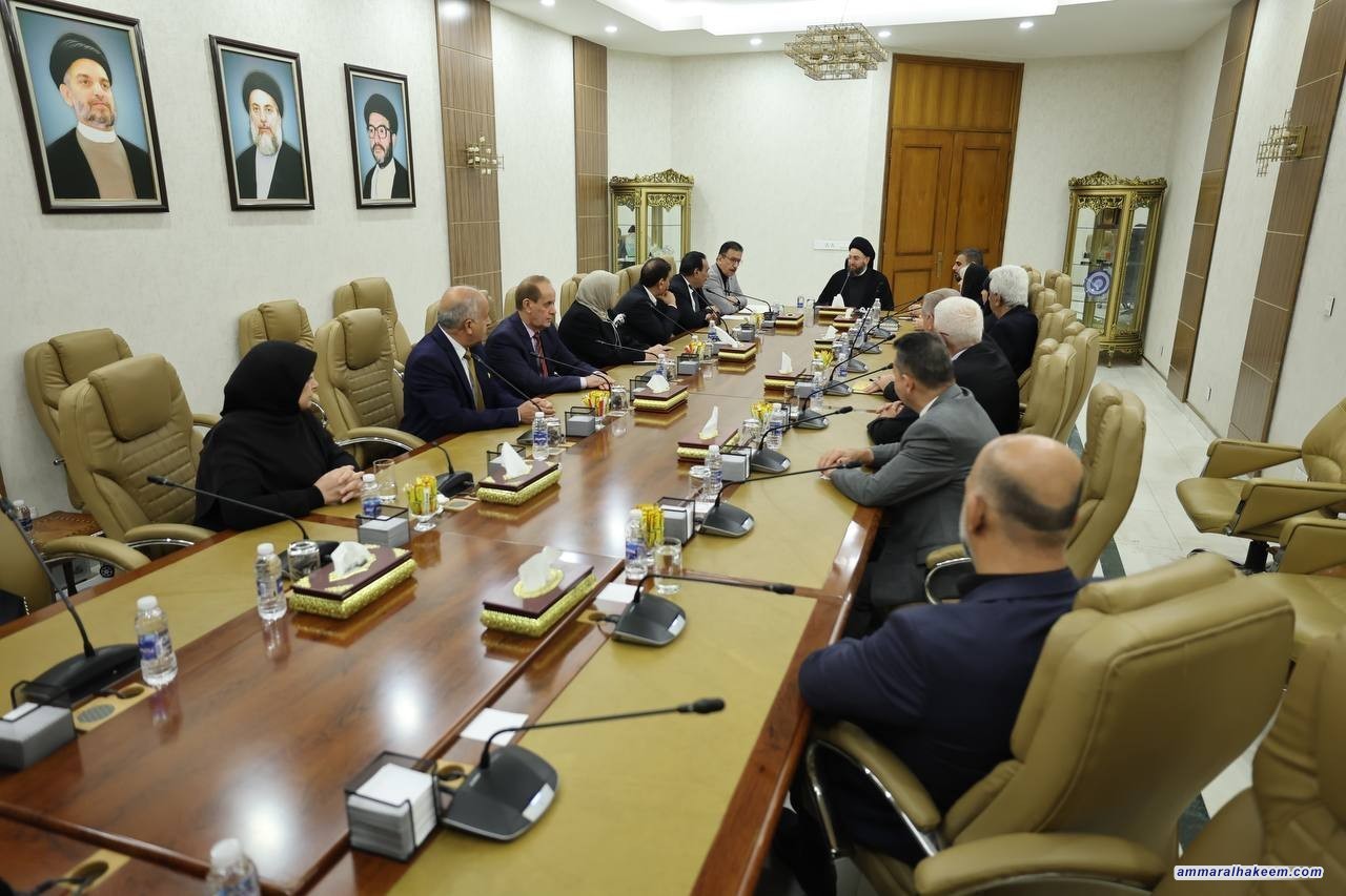 السيد الحكيم يلتقي وفد اتحاد البرلمانيين