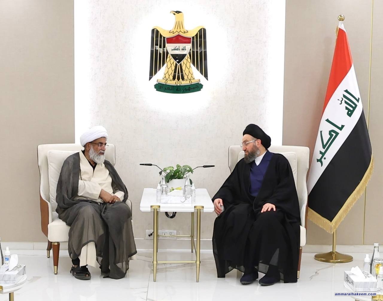 سەماحەتی حەكیم جەخت لەسەر یەكگرتووی هەڵوێستی ئیسلامی بەرامبەر ڕووداوەكانی فەلەستین دەكات