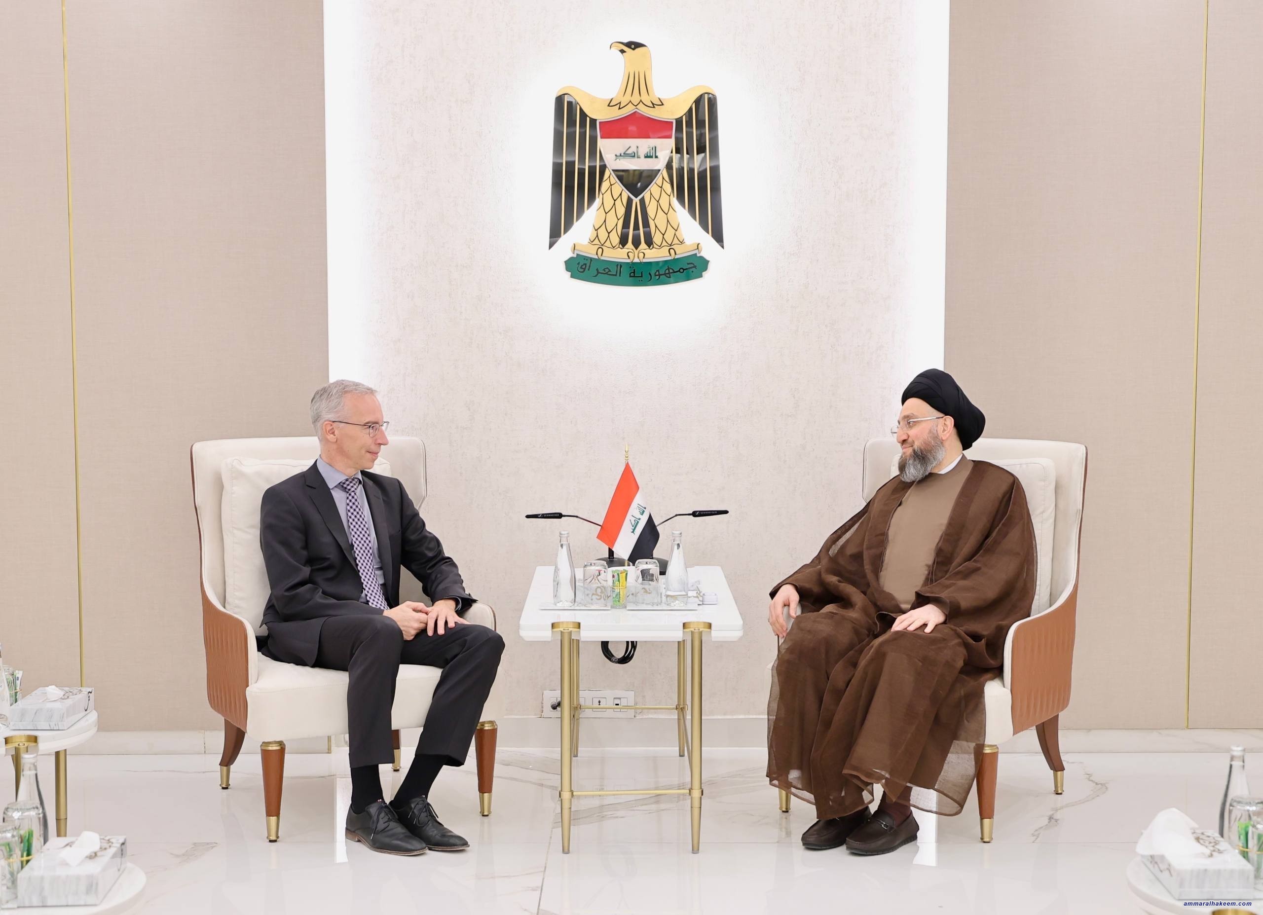 Sayyid Al-Hakeem: Iraq’s Stability Stems from People’s Sacrifices, Chance for Constructive International Cooperation
