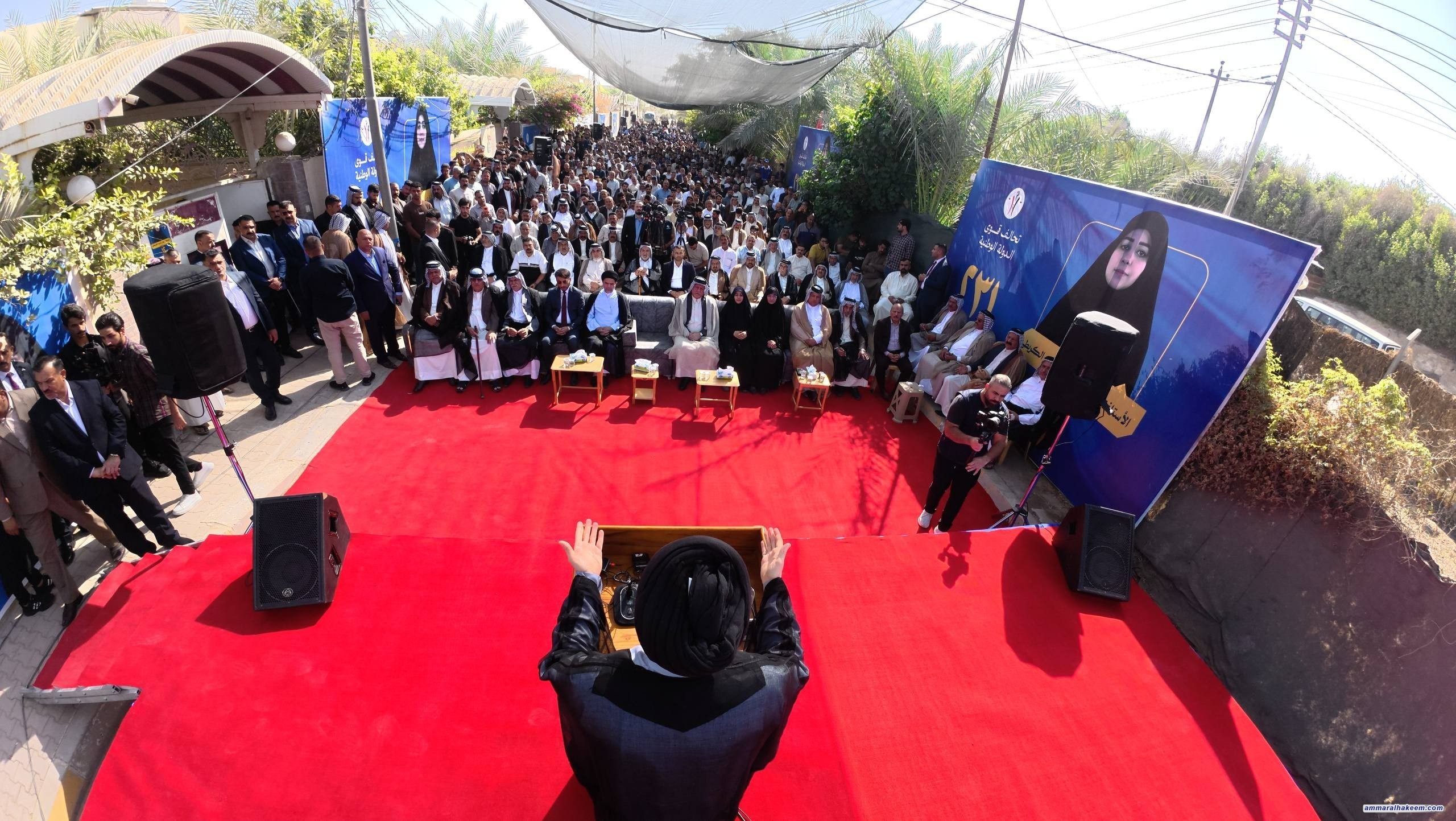 السيد الحكيم يؤكد من النجف أن ترجيح كفة الاعتدال يعزز استقرار العراق ويحصّنه من التطرف