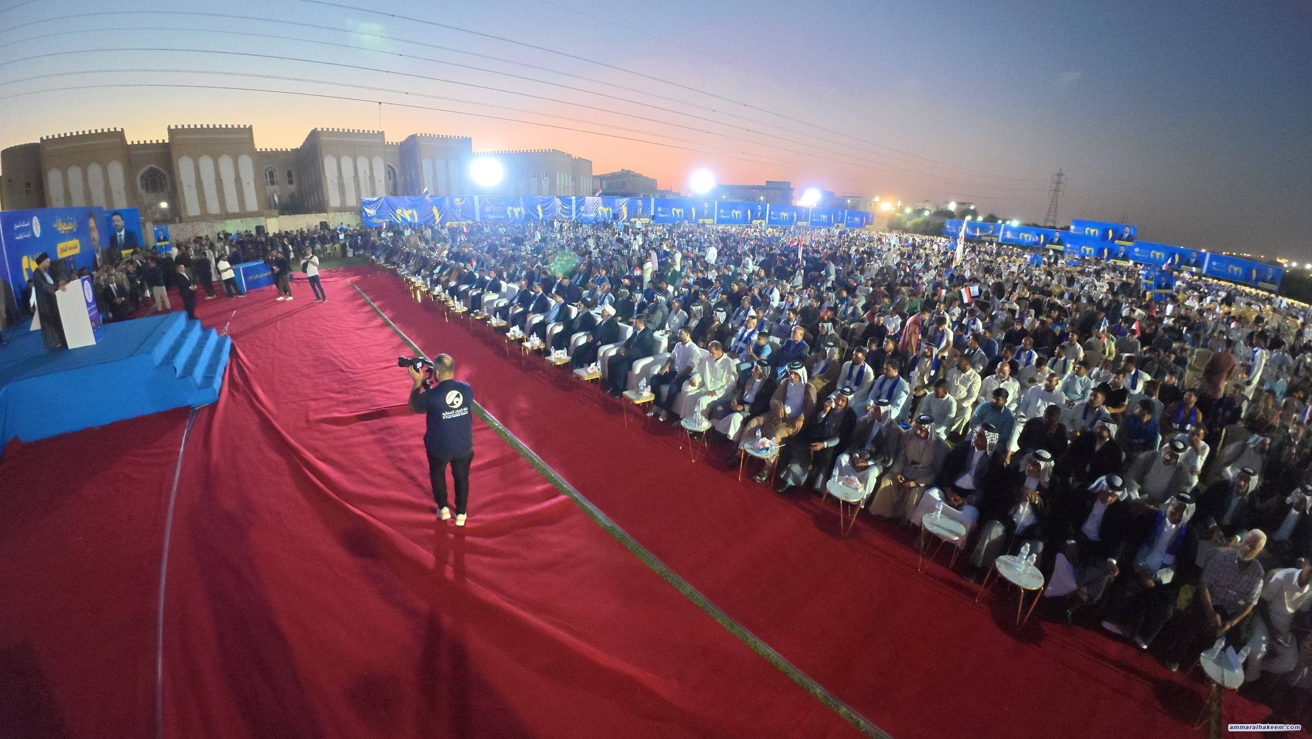 السيد الحكيم يطرح مبادرة “السكن لحماة الوطن” ويؤكد: القوات المسلحة قوة الدولة ولها حق علينا