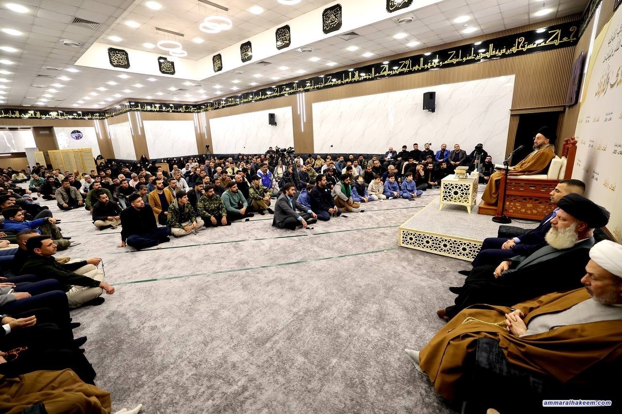 السيد الحكيم يستكمل الحديث في شرح "رسالة الحقوق" للإمام زين العابدين (عليه السلام) ويواصل التوعية حول أهمية المحافظة على أوقات الصلاة