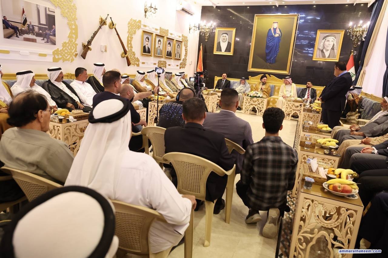 سەماحەتی حەكیم لە ئیمارەتی ڕەبیعە لە قەزار بەلەد: قوربانیدان شكۆ دروست دەكات و تۆڵەی ڕاستەقینەش بە ئاوەدانكردنەوەی عێراق دەبێت