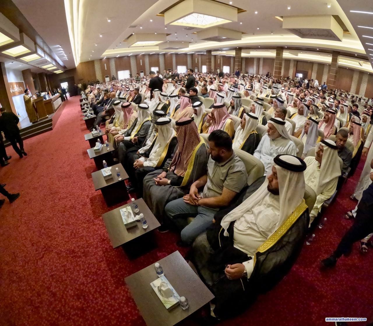 لە دیداری شێخ و پیاوە دیارەكانی سەلاحەدین سەماحەتی حەكیم گرنگی یەكڕیزی نیشتمانی و بەردەمی پەیوەندییەكان لەگەڵ هۆزە عێراقییەكان دووپات دەكاتەوە