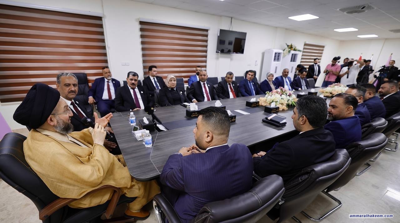 السيد الحكيم من جامعة الفلوجة: ندعو الجامعات للمساهمة في البناء ومواجهة التحديات المجتمعية