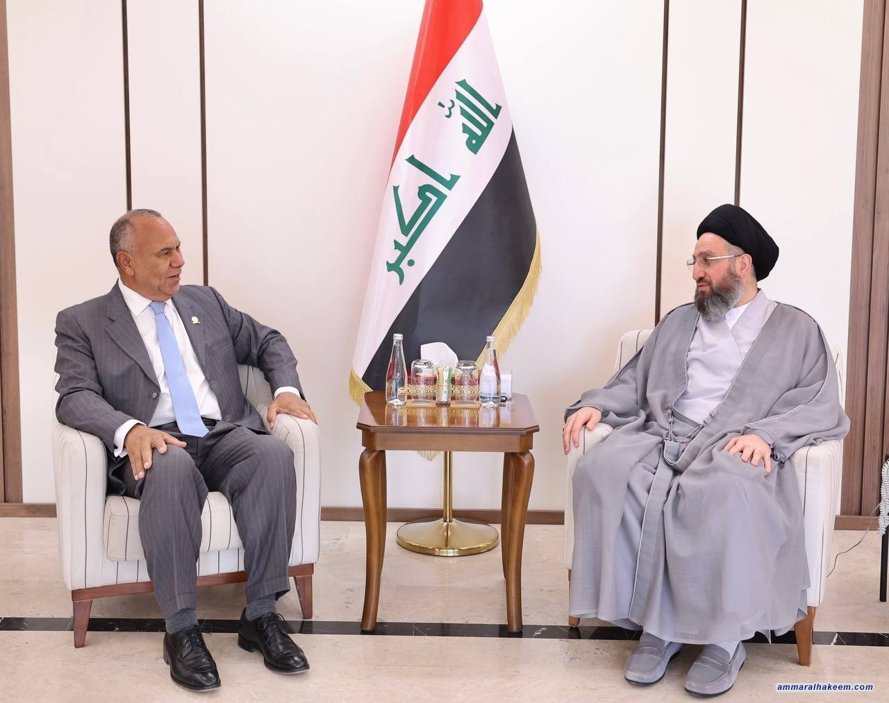 Sayyid Al-Hakeem Receives Venezuelan Ambassador; Stresses to Strengthen Bilateral Ties, Rejects israeli Aggression