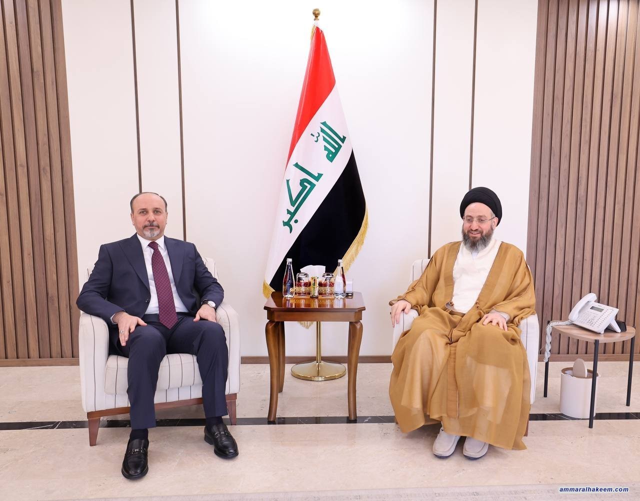 Sayyid Al-Hakeem Discusses Service Reality, Institutional Integration with Baghdad Mayor