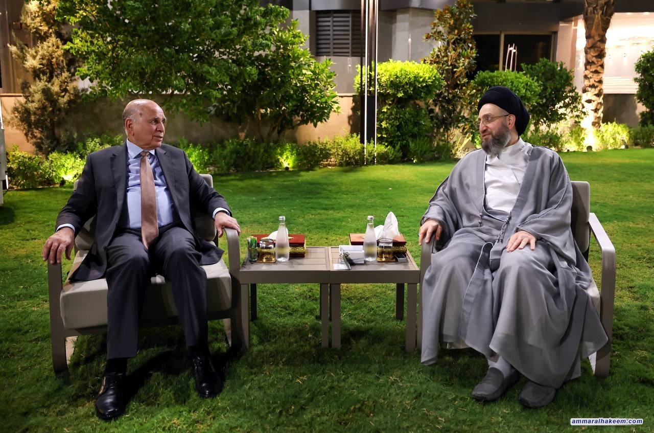 السيد الحكيم يبحث مع وزير الخارجية العراقي تطورات المشهد السياسي ودور العراق الإقليمي